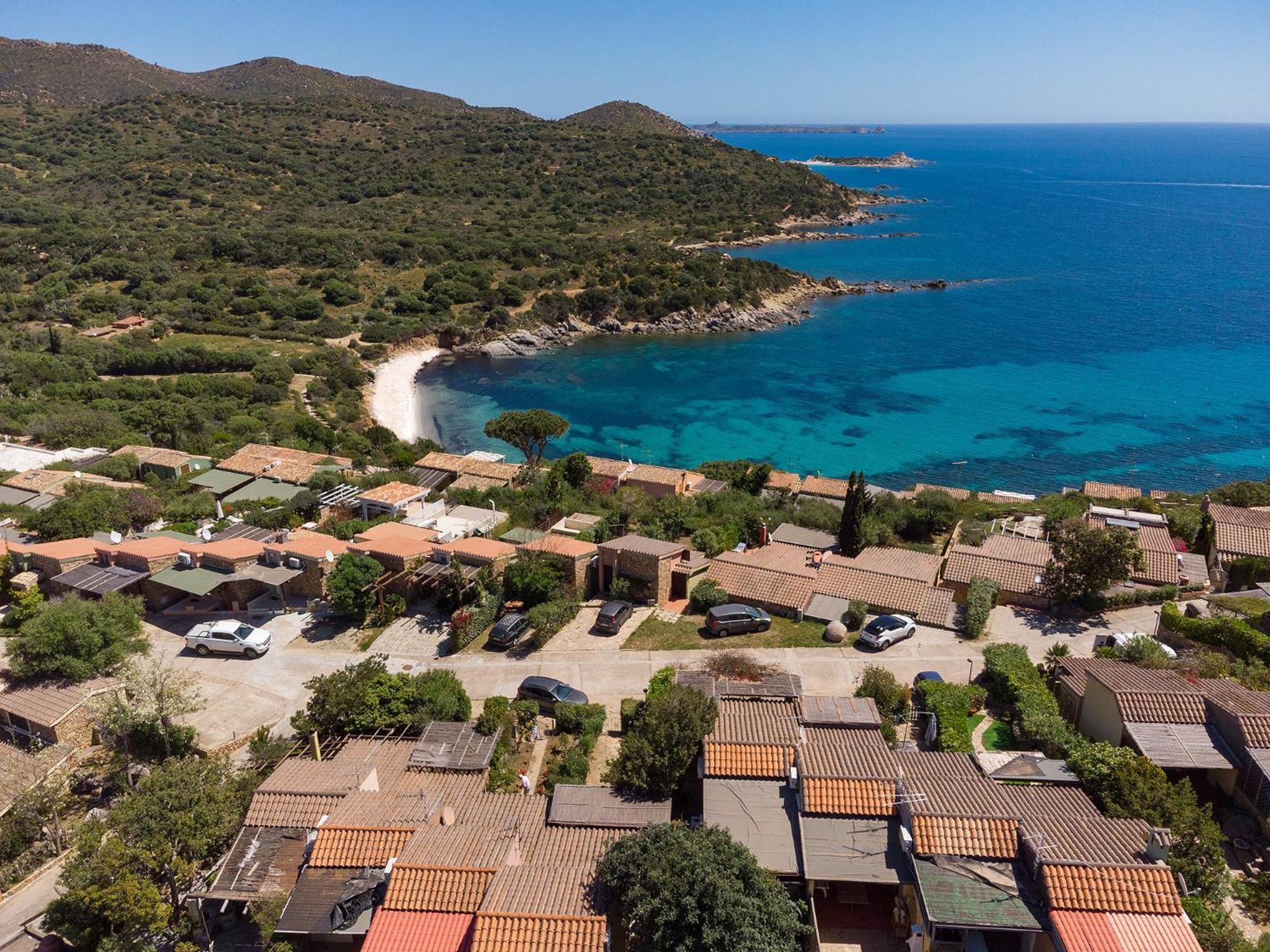 Villa Allegra Panoramica 150 Mt Dal Mare Villasimius Buitenkant foto