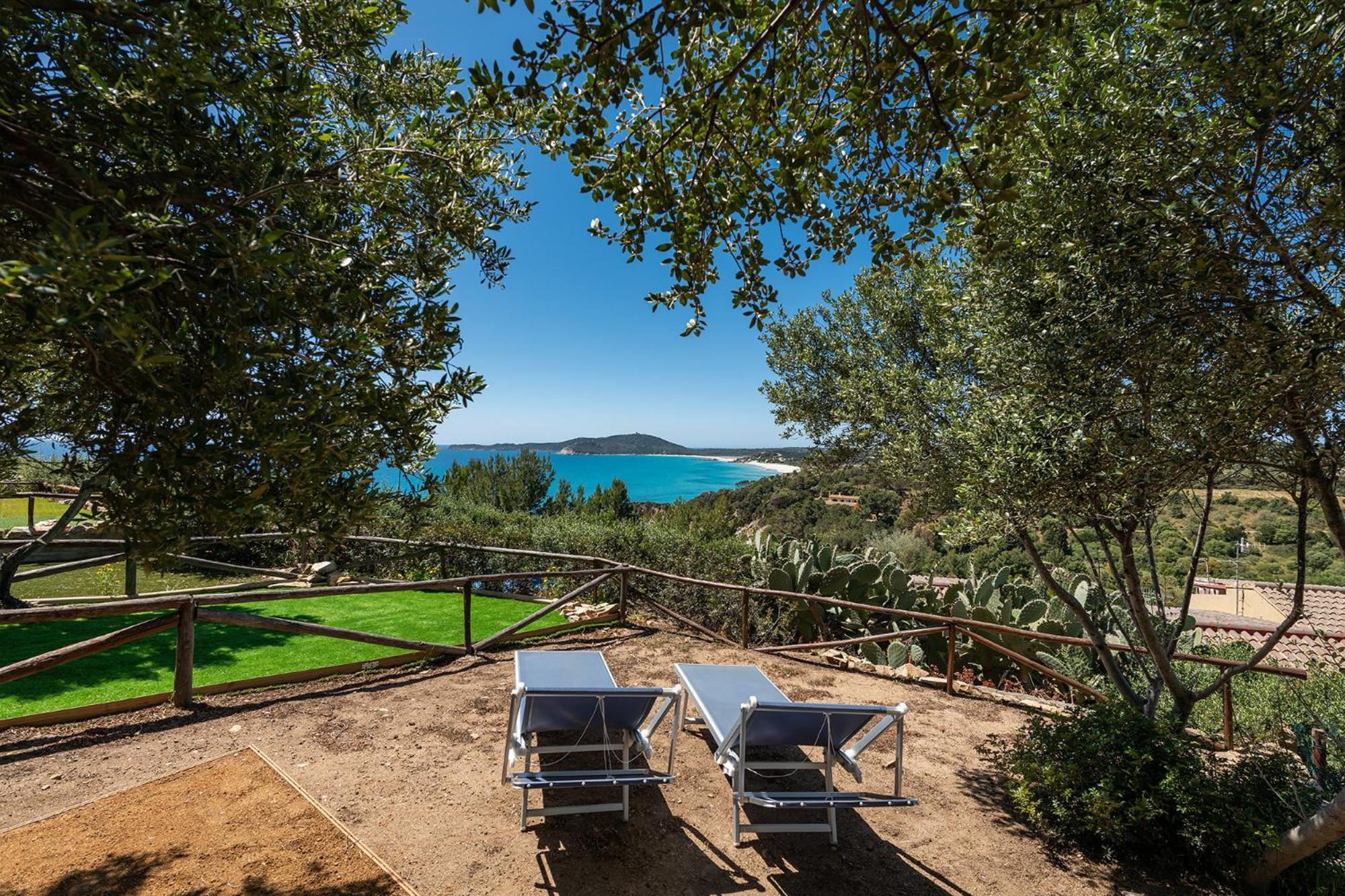 Villa Allegra Panoramica 150 Mt Dal Mare Villasimius Buitenkant foto