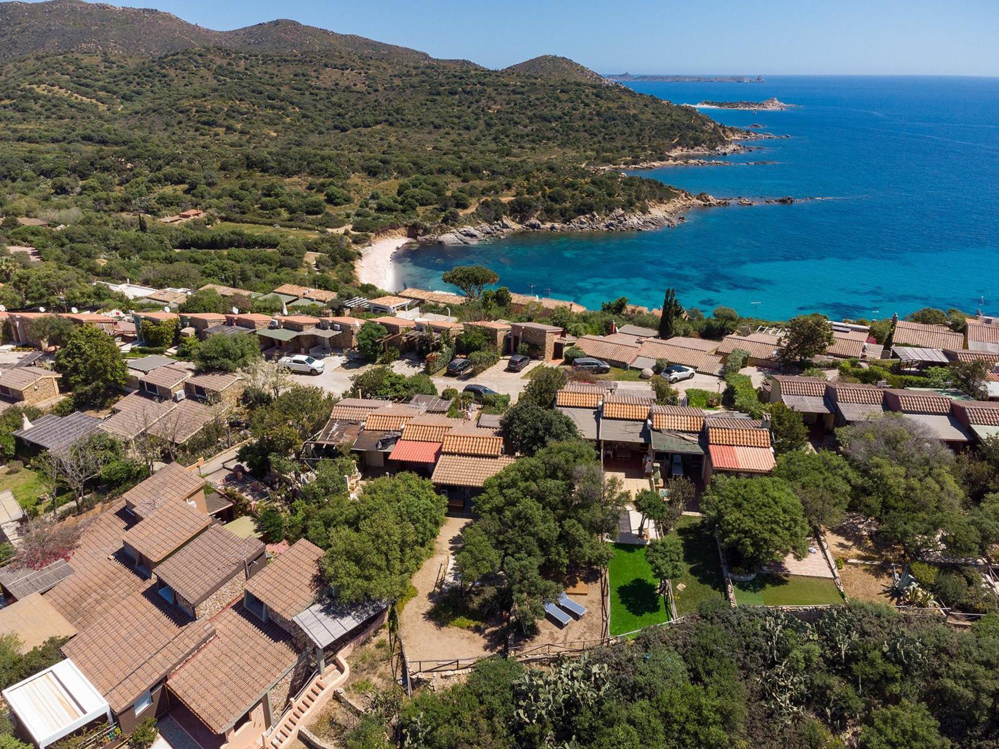 Villa Allegra Panoramica 150 Mt Dal Mare Villasimius Buitenkant foto